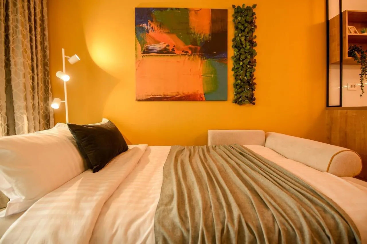 דירות בוקרשט Colorful Fusion - Modern 1Br Near Romexpo Center רומניה
