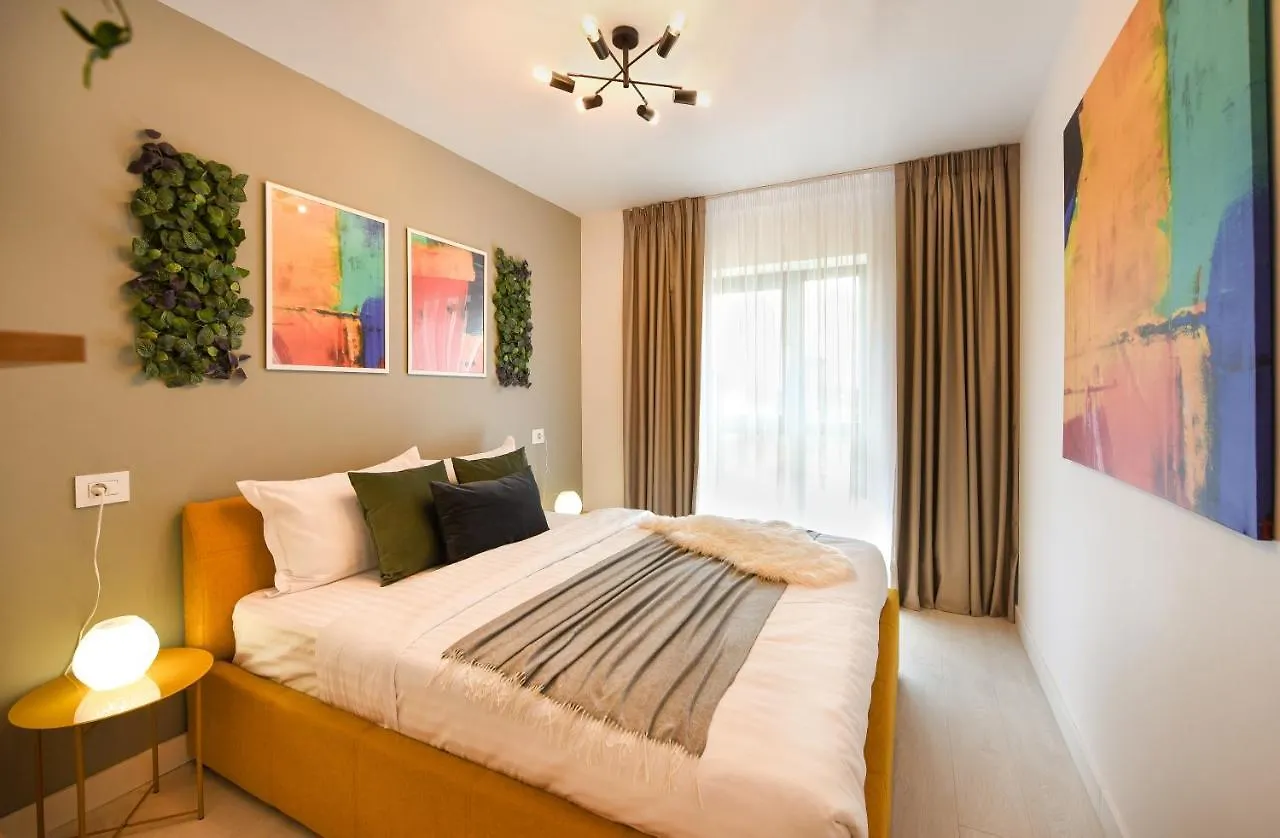 דירות בוקרשט Colorful Fusion - Modern 1Br Near Romexpo Center רומניה